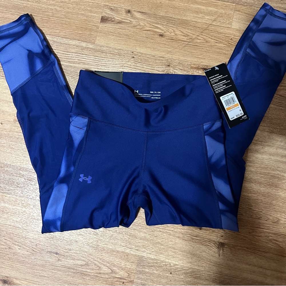 Under Armour compression high rise ankle crop leggings